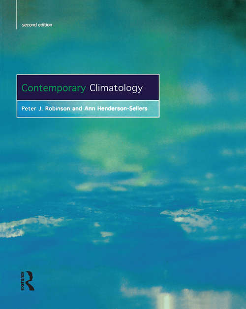Book cover of Contemporary Climatology