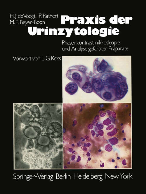 Book cover of Praxis der Urinzytologie: Phasenkontrastmikroskopie und Analyse gefärbter Präparate (1979)