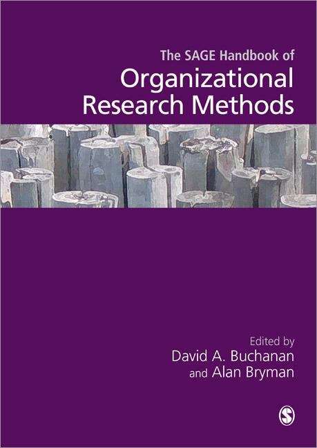 Book cover of The Sage Handbook of Organizational Research Methods (PDF)