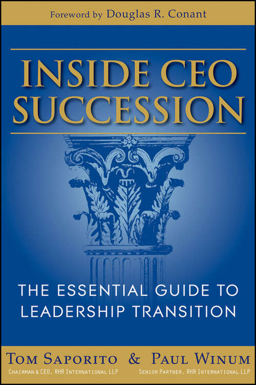 Book cover of Inside CEO Succession: The Essential Guide to Leadership Transition