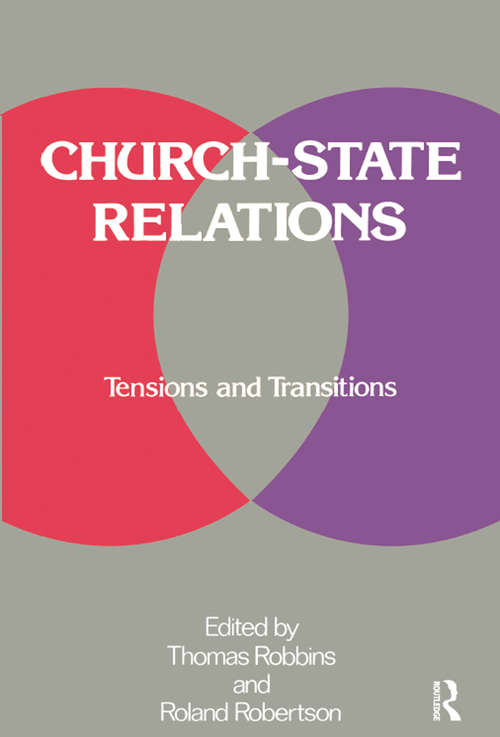 Book cover of Church-state Relations: Tensions and Transitions