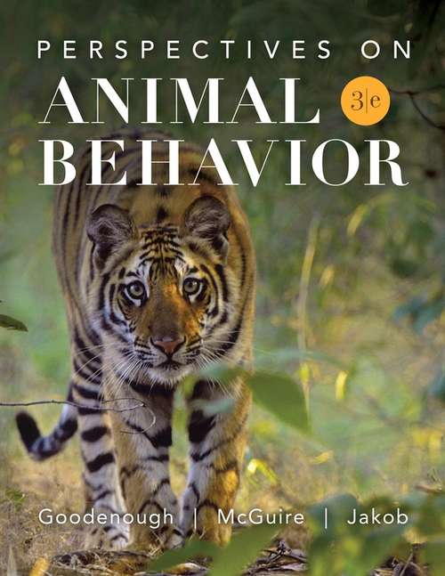 Book cover of Perspectives on Animal Behavior