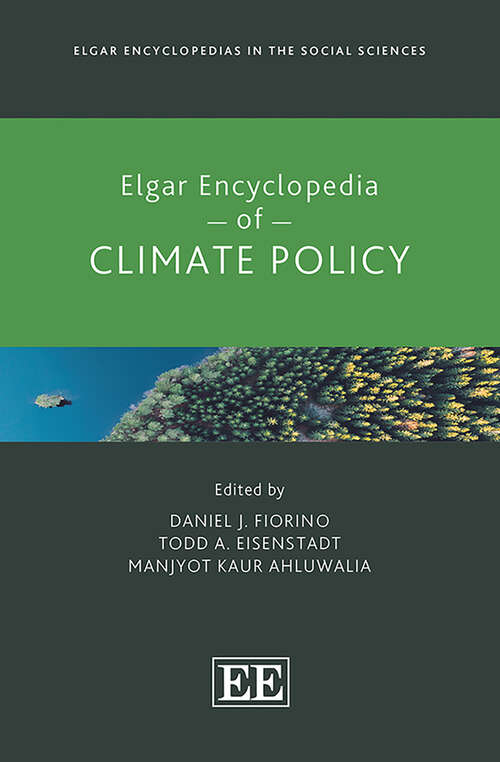 Book cover of Elgar Encyclopedia of Climate Policy (Elgar Encyclopedias in the Social Sciences series)