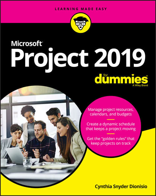 Book cover of Microsoft Project 2019 For Dummies