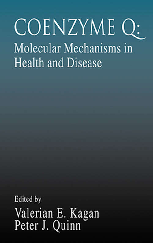 Book cover of Coenzyme Q: Molecular Mechanisms in Health and Disease