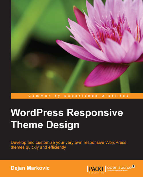Book cover of WordPress Responsive Theme Design