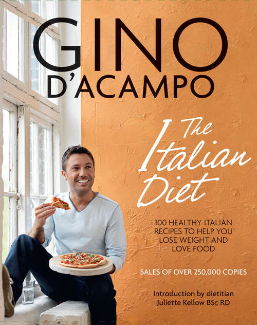 Book cover of The Italian Diet (Gino D’Acampo)