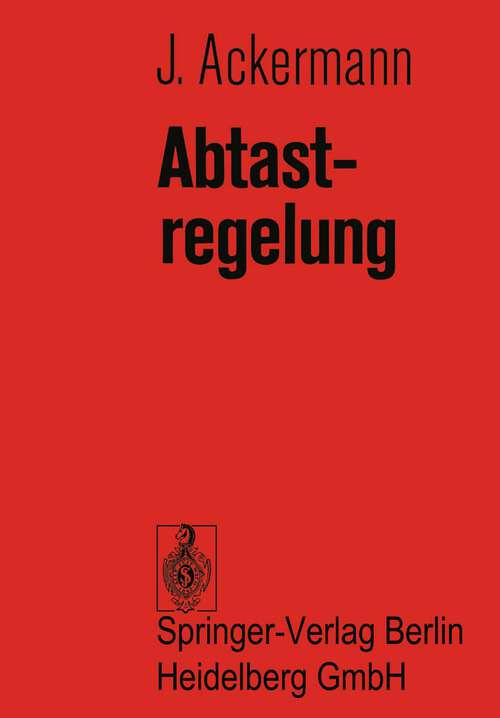 Book cover of Abtastregelung (PDF) (1972)