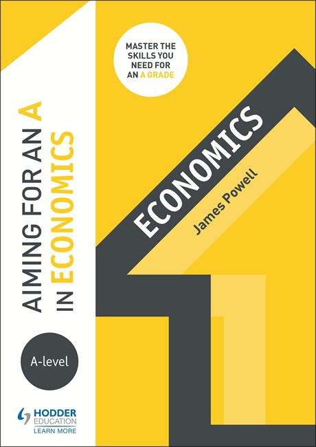 Book cover of Aiming for an A in A-level Economics