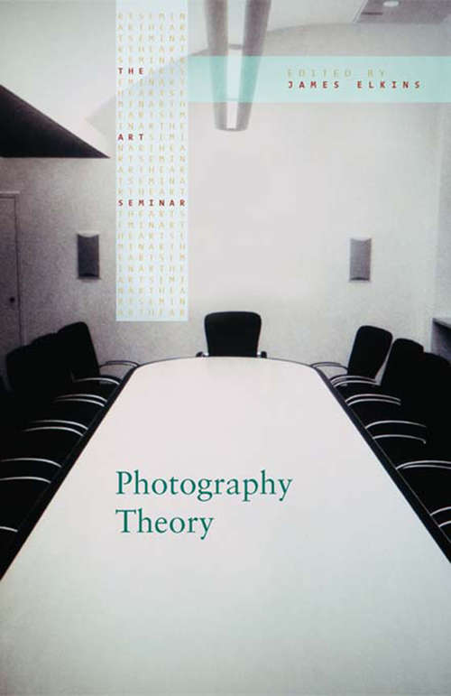 Book cover of Photography Theory (The Art Seminar)