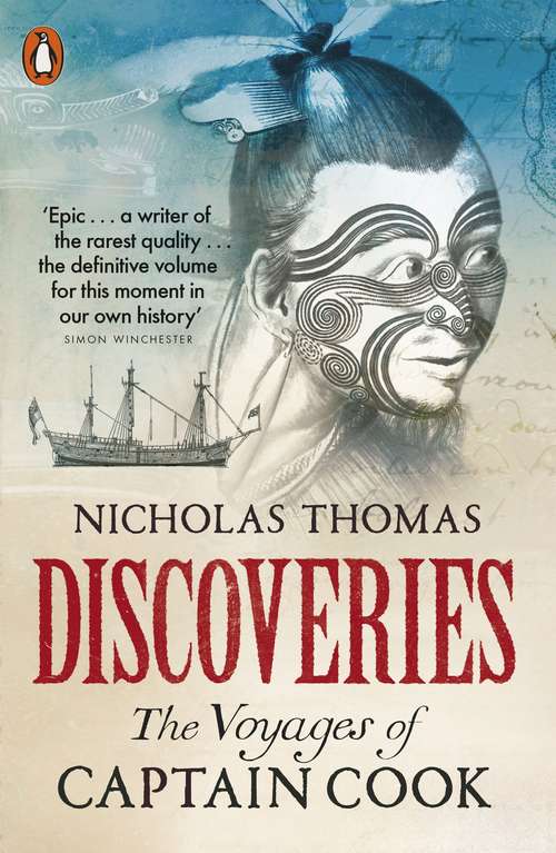 Book cover of Discoveries: The Voyages of Captain Cook