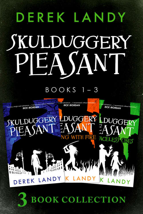 Book cover of Skulduggery Pleasant: The Faceless Ones Trilogy