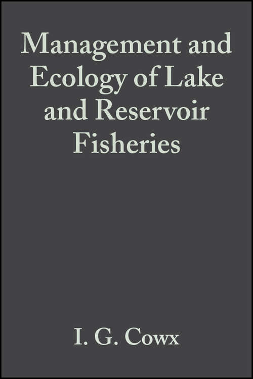 Book cover of Management and Ecology of Lake and Reservoir Fisheries