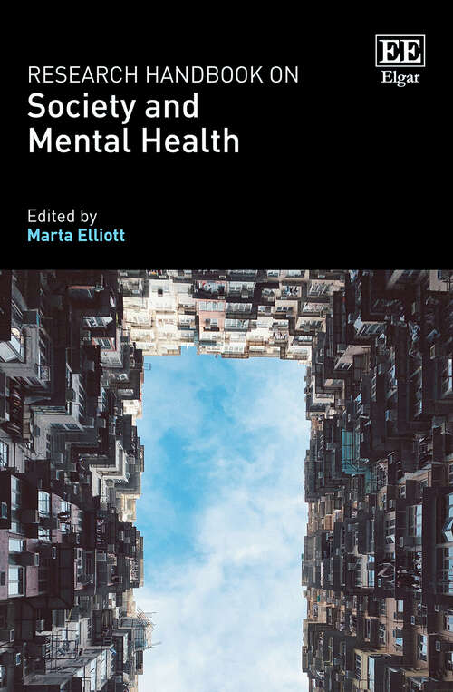 Book cover of Research Handbook on Society and Mental Health