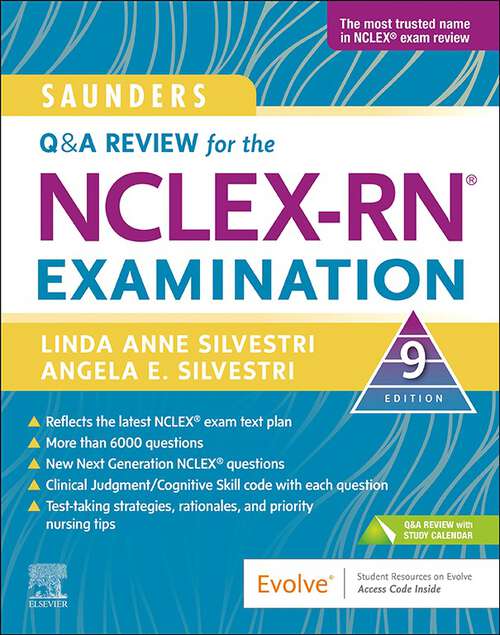 Book cover of Saunders Q&A Review for the NCLEX-RN® Examination - E-Book: Saunders Q&A Review for the NCLEX-RN® Examination - E-Book (8)