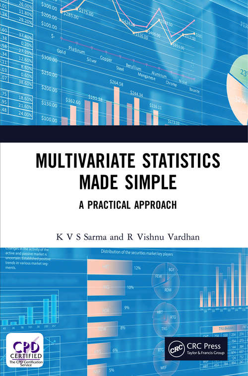 Book cover of Multivariate Statistics Made Simple: A Practical Approach