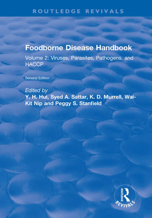 Book cover of Foodborne Disease Handbook, Second Edition: Volume I: Bacterial Pathogens (2)