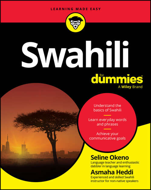 Book cover of Swahili For Dummies