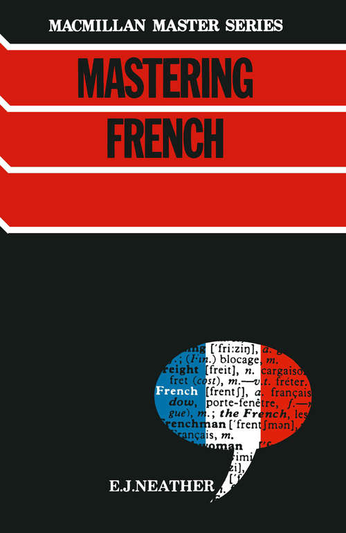 Book cover of Mastering French (1st ed. 1982) (Macmillan Master)