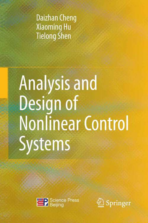 Book cover of Analysis and Design of Nonlinear Control Systems (2011)
