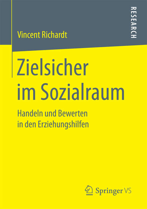 Book cover of Zielsicher im Sozialraum: Handeln und Bewerten in den Erziehungshilfen