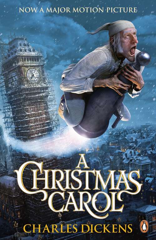 Book cover of A Christmas Carol (Film Tie-in): Sat Words From Literature
