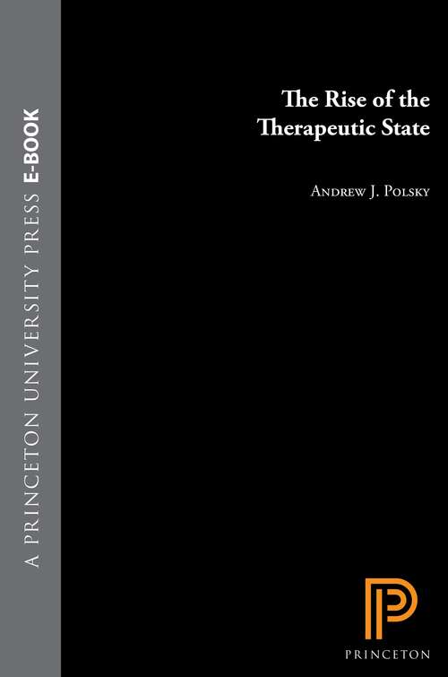 Book cover of The Rise of the Therapeutic State