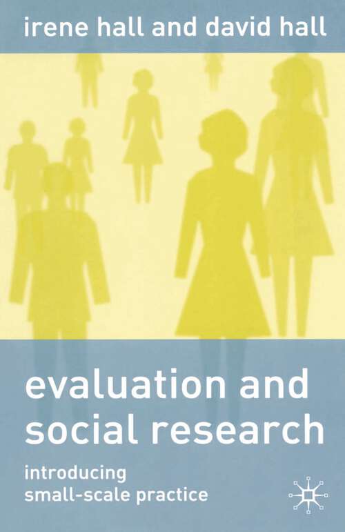 Book cover of Evaluation and Social Research (1st ed. 2004)