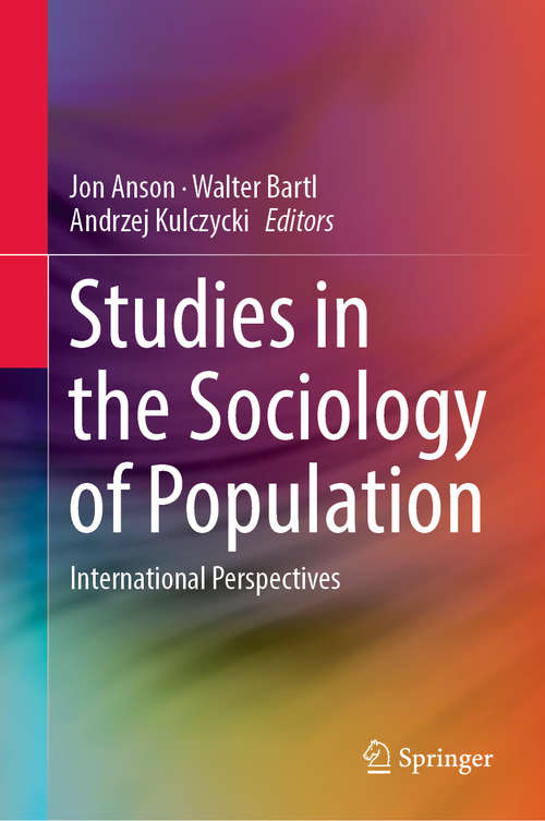 Book cover of Studies in the Sociology of Population: International Perspectives (1st ed. 2019)