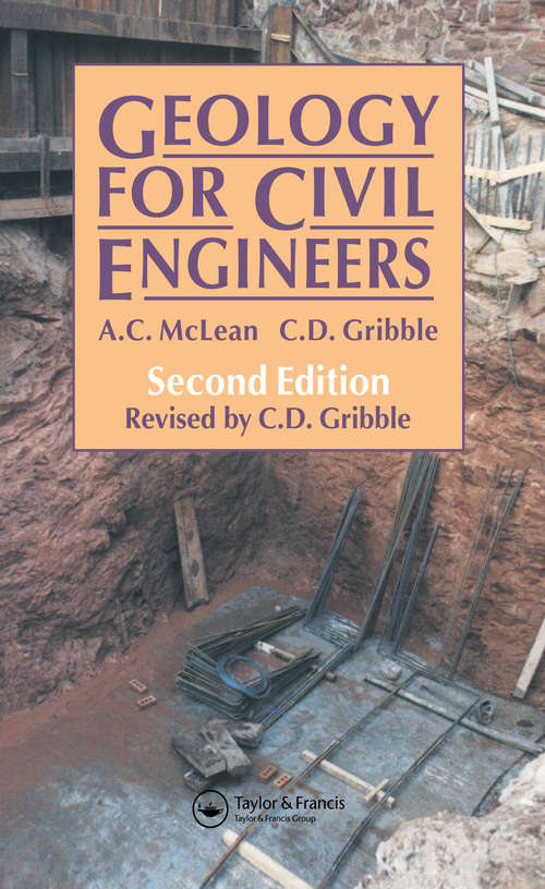 Book cover of Geology for Civil Engineers (2)