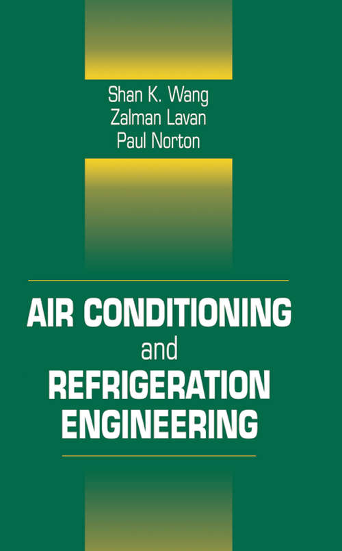 Book cover of Air Conditioning and Refrigeration Engineering