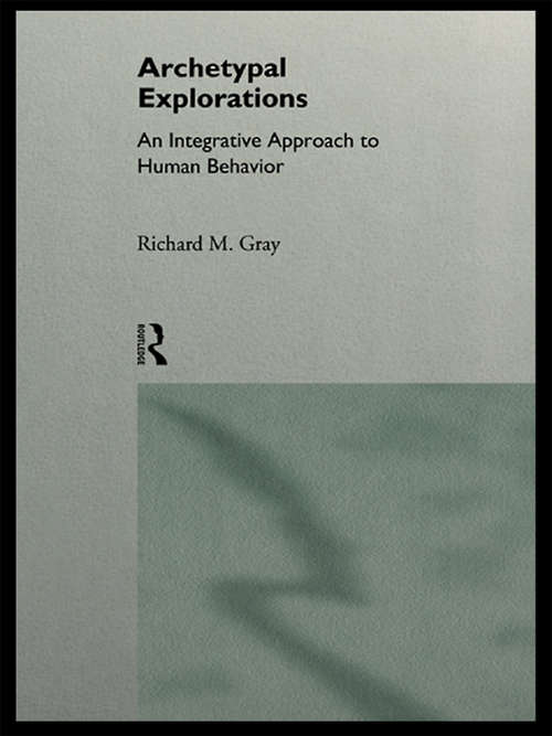 Book cover of Archetypal Explorations: Towards an Archetypal Sociology