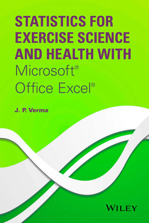 Book cover of Statistics for Exercise Science and Health with Microsoft Office Excel