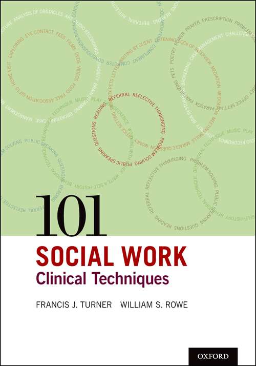 Book cover of 101 Social Work Clinical Techniques