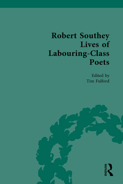 Book cover of Robert Southey Lives of Labouring-Class Poets
