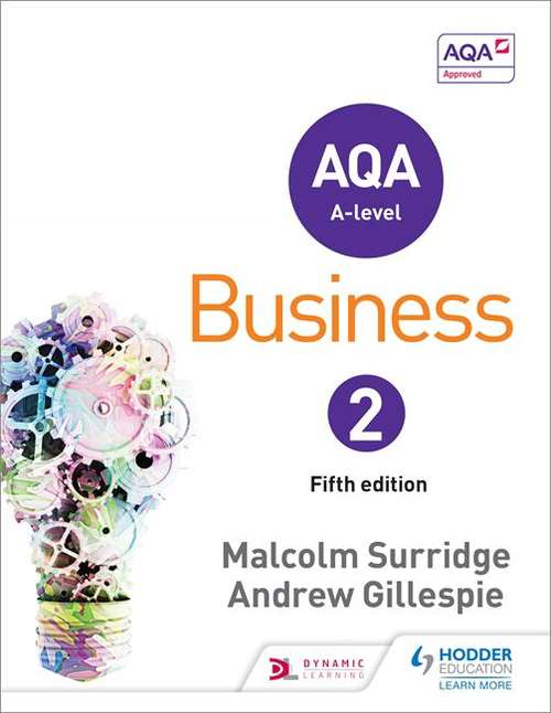 Book cover of AQA Business for A level 2 (PDF)