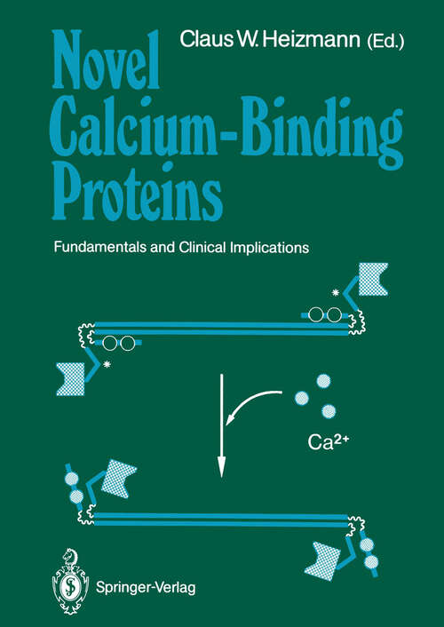 Book cover of Novel Calcium-Binding Proteins: Fundamentals and Clinical Implications (1991)