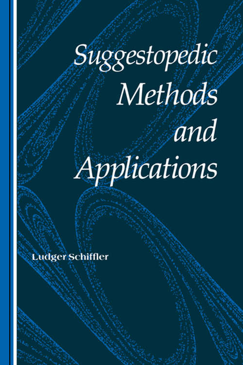 Book cover of Suggestopedic Methods/Applicat