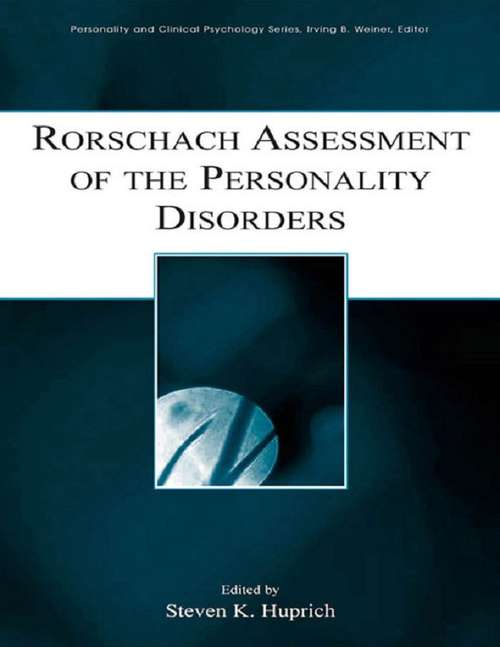 Book cover of Rorschach Assessment of the Personality Disorders (Personality and Clinical Psychology)