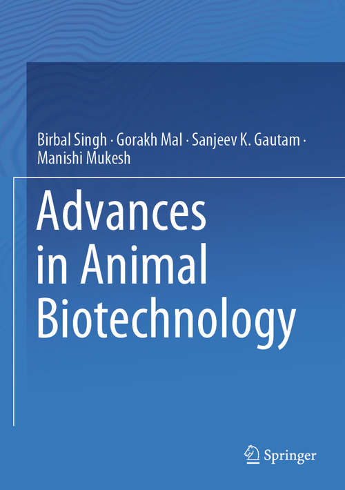 Book cover of Advances in Animal Biotechnology (1st ed. 2019)