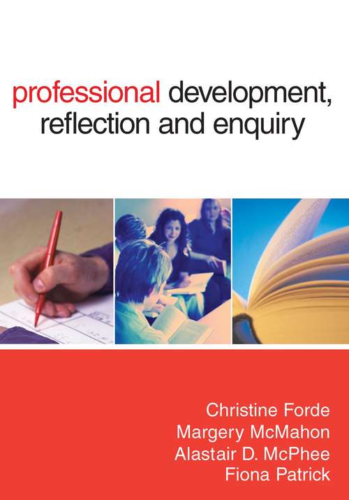 Book cover of Professional Development, Reflection and Enquiry