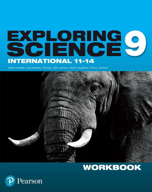Book cover of Exploring Science International Year 9 Workbook. (Exploring Science 4)