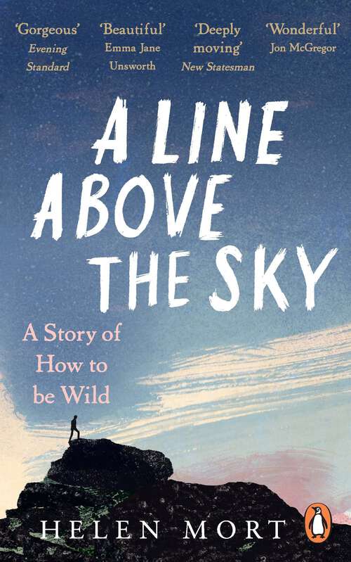 Book cover of A Line Above the Sky: On Mountains and Motherhood