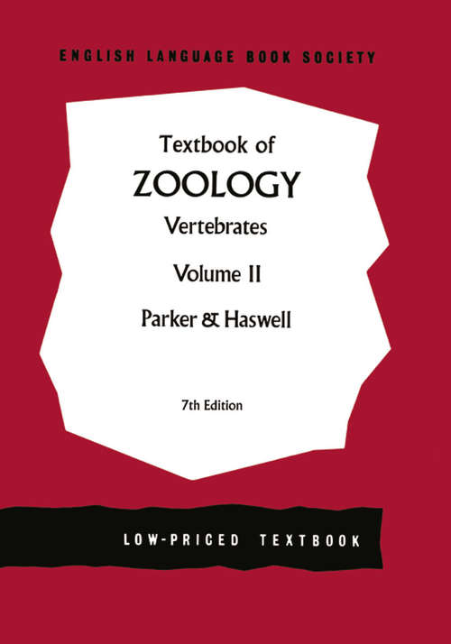 Book cover of Textbook of Zoology (1st ed. 1962)