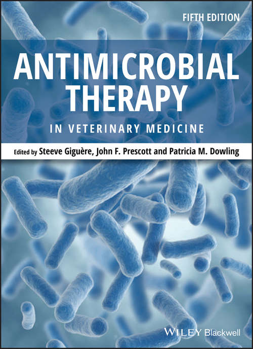 Book cover of Antimicrobial Therapy in Veterinary Medicine (5)