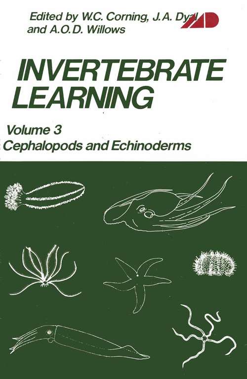 Book cover of Invertebrate Learning: Volume 3 Cephalopods and Echinoderms (1975)
