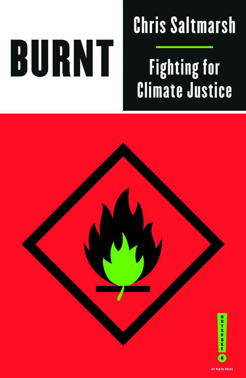 Book cover of Burnt: Fighting for Climate Justice (Outspoken by Pluto)