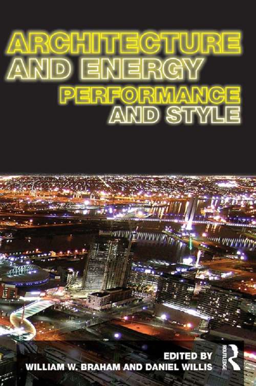 Book cover of Architecture and Energy: Performance and Style