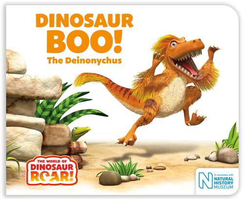Book cover of Dinosaur Boo! The Deinonychus (The World of Dinosaur Roar! #2)