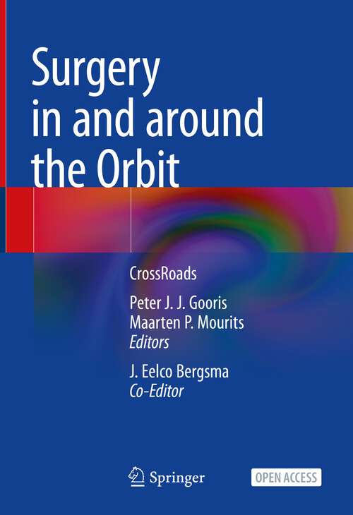 Book cover of Surgery in and around the Orbit: CrossRoads (2023)